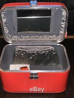 Vintage Amelia Earhart Red Luggage Set WithKeys Brand New offering sold separately