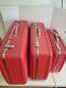 Vintage American Tourister Red Travel Luggage Set 3 Piece