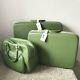Vintage Doyle Green Luggage Set Hard Suitcase Bags 3 Piece Airline Train Travel