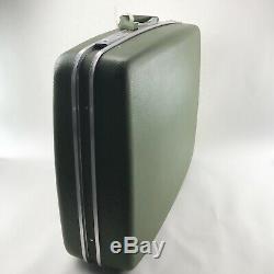 Vintage DOYLE Green Luggage Set Hard Suitcase Bags 3 Piece Airline Train Travel