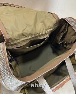 Vintage HARTMANN Tweed Belting Leather Set 21 3 Compartment Duffle & 15 Tote