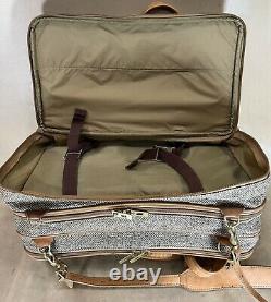 Vintage HARTMANN Tweed Belting Leather Set 21 3 Compartment Duffle & 15 Tote