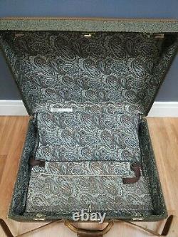 Vintage Hartmann Tweed Luggage Set of 2 Carry On Messenger Bag Locking Luggage