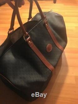 Vintage Longchamp Luggage Set Of 3 Duffel Carry on Suit Traveler Vtg