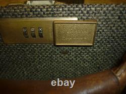 Vintage MCM Hartmann Tweed + Leather 2 Piece Luggage Set 22F005