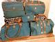 Vintage Polo Ralph Lauren Green Canvas Duffle Travel Weekend Messenger Bags Set