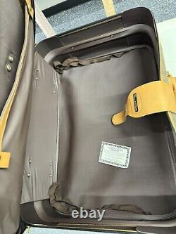 Vintage Suitcase Oscar de la Renta Luggage Tweed Carryon RARE Travel Set 4 Piece