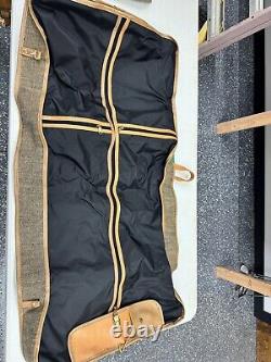 Vintage Suitcase Oscar de la Renta Luggage Tweed Carryon RARE Travel Set 4 Piece