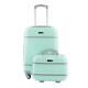 Weekender Luggage Set, 2-piece Carry-on Suitcase & Cosmetic Case, 3 Colors