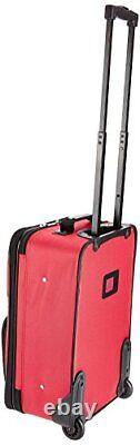 Wheeled Luggage Set 2 Piece Rolling Suitcase Tote Carry On Bag Travel Flight Lux