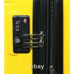 World Traveler Contour Hardside 3-Piece Spinner Luggage Set Yellow