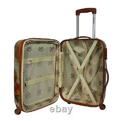 World Traveler Europe 2-Piece Carry-On Spinner Luggage Set with TSA Lock