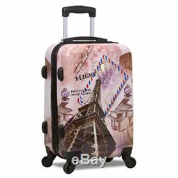 World Traveler Paris Collection 3-Piece Hardside Spinner Luggage Set