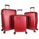 World Traveler Skyline Hardside 3-piece Spinner Luggage Set Burgundy