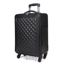 162024 Luxury Trolley Carry On Travel Suitcase Qu Cuir Rolling Bagage Set