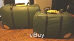 2 Piece Jon Hart Vert Voyage Luggage Set 20x14 & 24x16 Euc Zipper