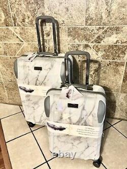 2-pcs Jessica Simpson Hardside Spinner Suitcase Luggage Set (20 & 25)