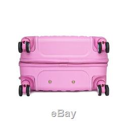 20/24/28 Petit Grand Valise Hard Shell Voyage Trolley Bagages À Main Rose Royaume-uni