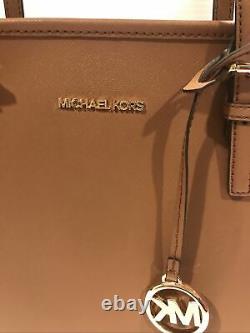 278 $ Nouveau Michael Kors Jet Set Travel Leather Tz Tot Luggage Couleur 38f7gtvt3l
