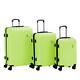 3pcs 20 24 28 Bagage Set De Voyage Sac Abs Trolley Suitcase Spinner Hardshell