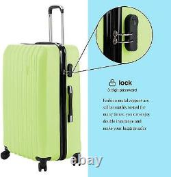 3pcs 20 24 28 Bagage Set De Voyage Sac Abs Trolley Suitcase Spinner Hardshell
