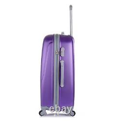 4 Wheel Spinner Hard Shell Trolley Suitcase Luggage Set Cabin Case Travel Bag Royaume-uni