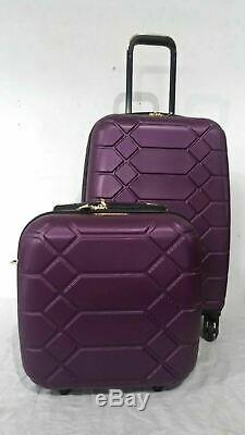 400 $ Aimee Kestenberg Diamond 2-pc Carry-on Luggage Set Siège Sous Sac