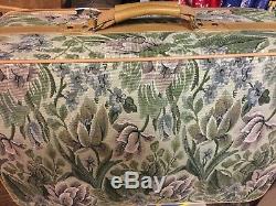 6 Pcs Tapisserie Florale Vintage American Tourister Luggage Set Complet Impressionnant