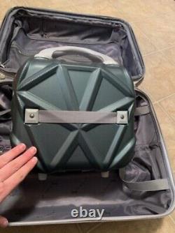 Adoptez l'ensemble de bagages cabine rigides de luxe en deux pièces pour cosmétiques