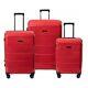Air Canada Optimum 3pcs Hardside Spinner Rolling Bagage Set Avec Set De Poche Humide