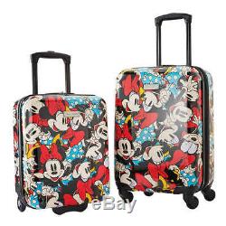 American Tourister Disney Carry On Luggage Set 2 Pièces, Minnie Mouse