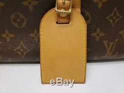 Auth Louis Vuitton Grand Leather ID Bagages Nom De La Balise Et Poignet 133