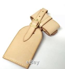 Authentique Louis Vuitton Grand ID Luggage Name Tag Set One