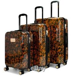Badgley Mischka Essence 3 Piece Luggage Set Dur Spinner (tortoise)