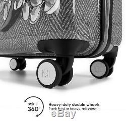 Badgley Mischka Essence 3 Piece Spinner Set Dur-bagages (chevrons)