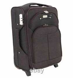 Bagage Valise Spinner Bag Set Roues Extensibles Rolling Travel Blue Holiday