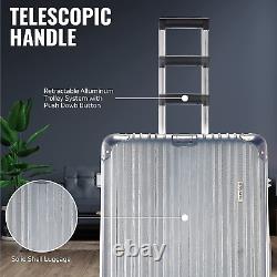 Bagages et équipement de voyage Ensemble de valises 3 pièces Coque rigide avec design élégant Trave