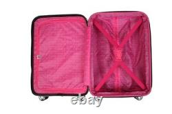 Betsey Johnson Expandible 3 Pièces Hardside Spinner Bagage Set Flamingo Strut