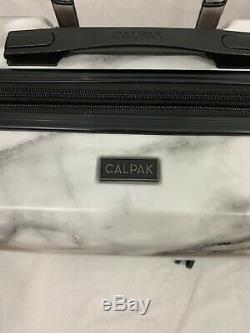 Calpak Astyll Milk Marble 2 Piece Luggage Set, Blanc
