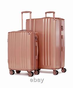 Calpak Métallique Pink Hard Cas Lightweight Durable Luggage Set Avec Tsa Combo Lock