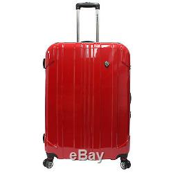 Choix Red Sedona Traveler Polycarbonate Pur 3 Pièces Spinner Set Sac Bagages