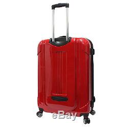 Choix Red Sedona Traveler Polycarbonate Pur 3 Pièces Spinner Set Sac Bagages