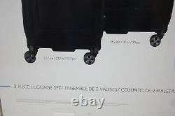 Delsey Paris 2 Pièces Softside Spinner Bagage Set Avec Poignée Télescopique (n3204)