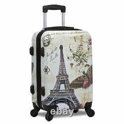 Destination World Traveler 3 Pièces Hardside Spinner Luggage Set Paris