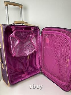Diane Von Furstenberg Dvf 21 Logo Rolling Carry On Bagage & Travel Bag (2 Pc)
