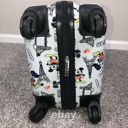 Disney Minnie & Mickey Mouse Spinner Valise Ful Set De 2 Bagages Durs 21 29