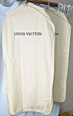 Ensemble Authentique De Rangement Louis Vuitton Costume De Couverture De Vêtement De 2 Coton De Taille Standard