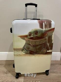 Ensemble De Bagages Disney Star Wars Baby Yoda Grogu Ful Spinner De 3 21, 25, 29 Nouveau