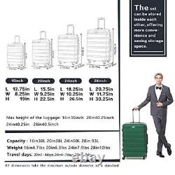 Ensemble de 3 valises à coque rigide, légères et à verrouillage TSA
