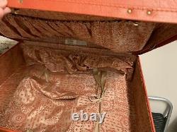 Ensemble de 3 valises en cuir Hartmann Belting vintage à coque rigide